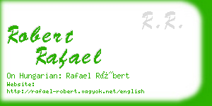 robert rafael business card